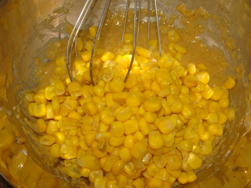 Placuszki z kukurydzą i porem