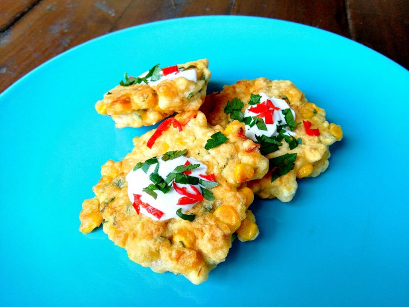 Placuszki z kukurydzy z chilli