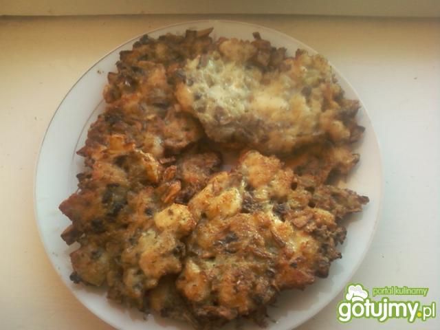 Placuszki z kurczaka i pieczarek