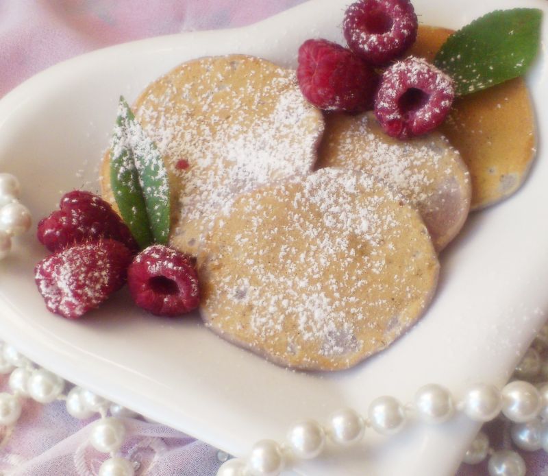 Placuszki z malinami Placuszki z malinami