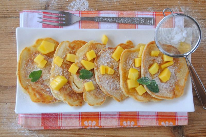 Placuszki z mango  Placuszki z mango
