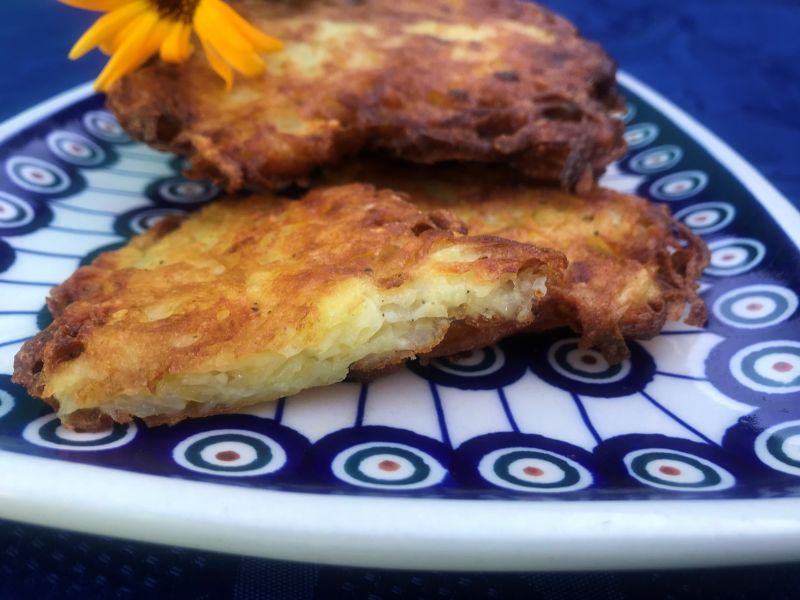 Placuszki z młodych ziemniaków