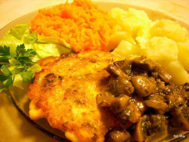 Placuszki z piersi kurczaka