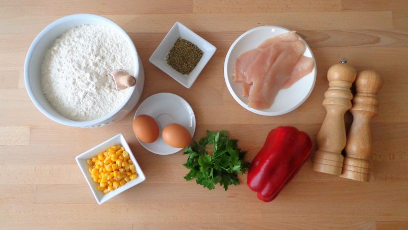 Placuszki z piersi kurczaka