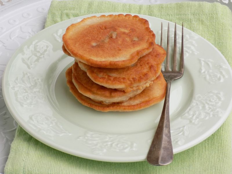 Placuszki z płatkami owsianymi i bananem 