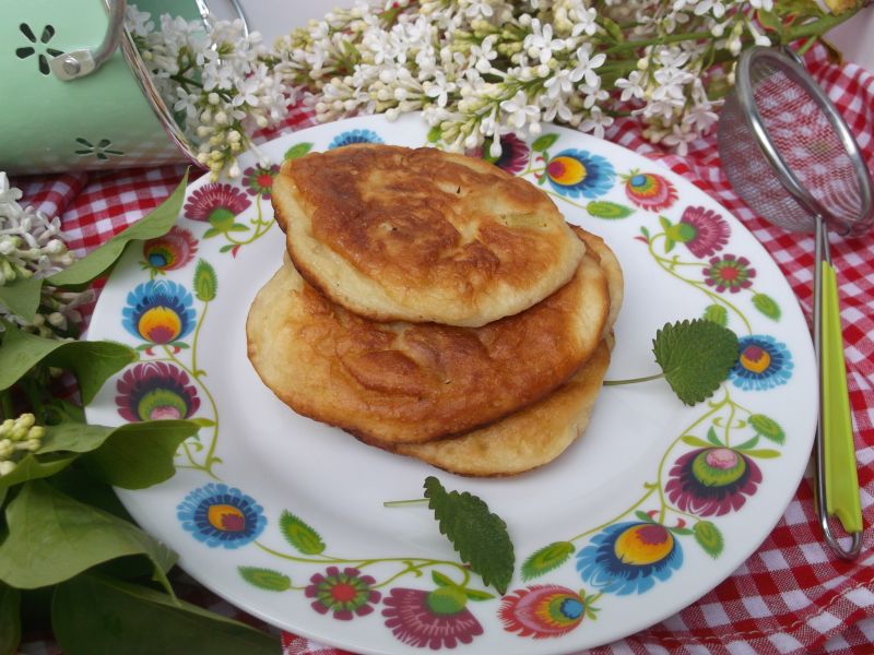 Placuszki z rabarbarem Placuszki z rabarbarem