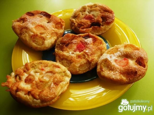 Placuszki z rabarbarem