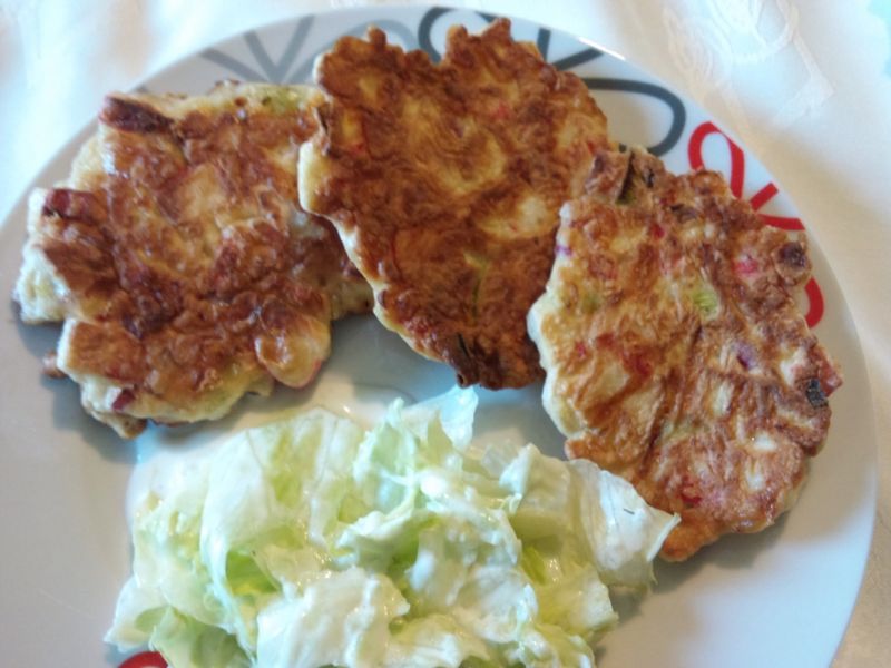 Placuszki z surimi Placuszki z surimi