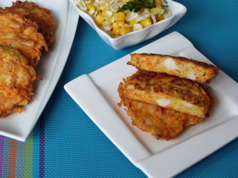 Placuszki z warzyw i mięsa