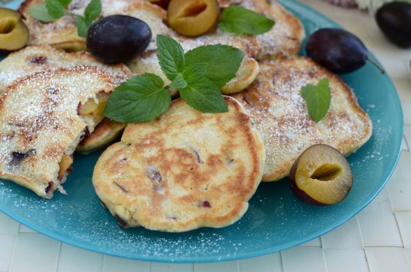 Placuszki ze śliwkami