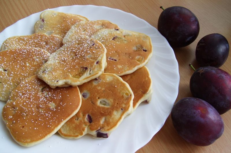 Placuszki ze śliwkami