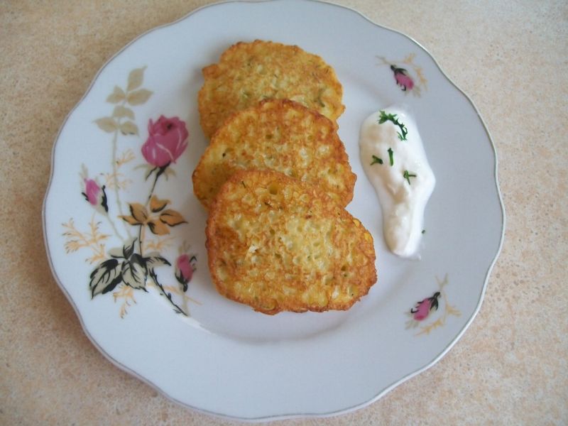 Placuszki ziemniaczane  z koperkiem 