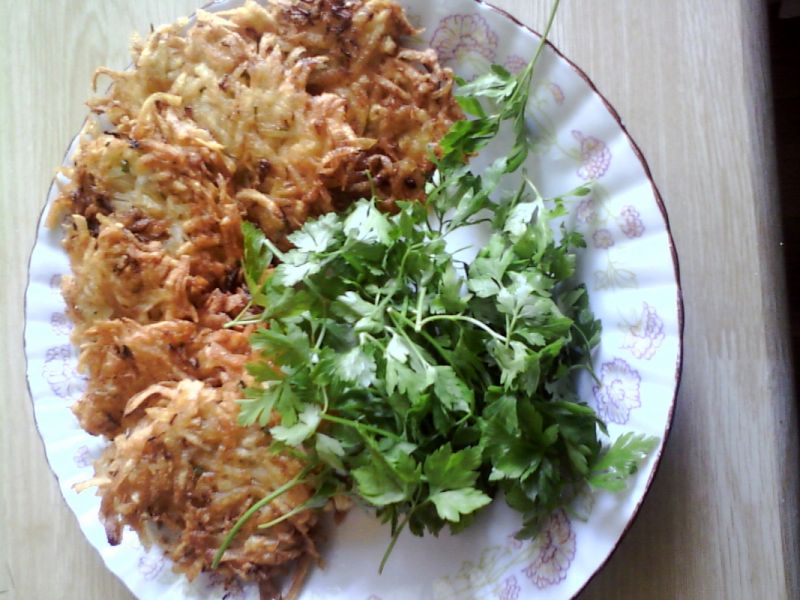 Placuszki ziemniaczane z marchewką 