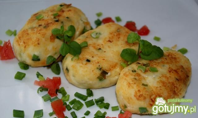 Placuszki ziemniaczane z serami