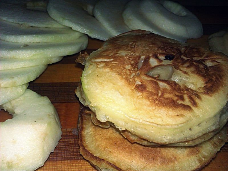 Plasterki jabłka smażone w cieście Plasterki jabłka smażone w cieście