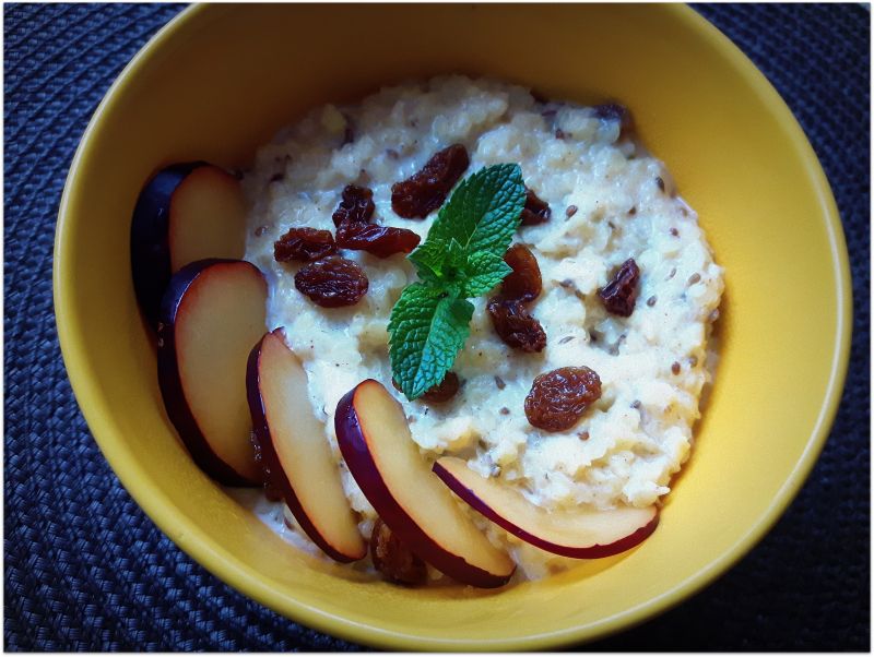 Płatki jaglane na mleku