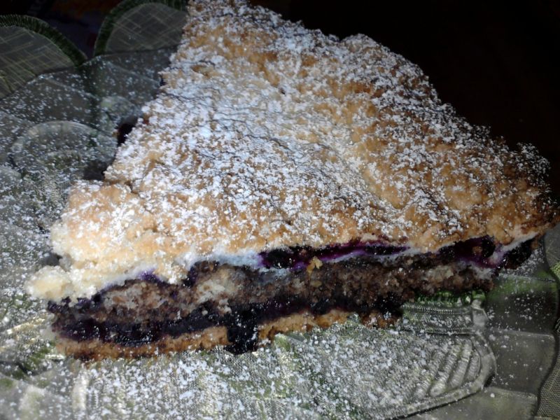 Pleśniak z jagodami