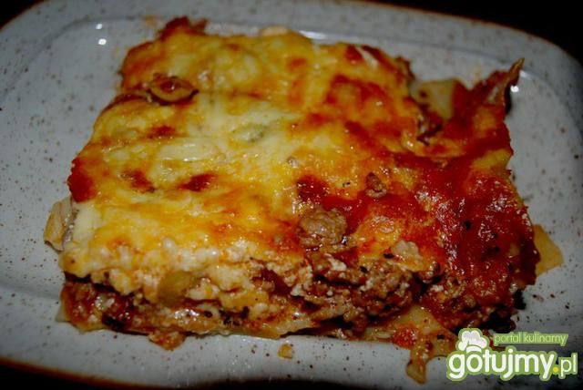 Po prostu 'Lasagne' mięsno-pomidorowa