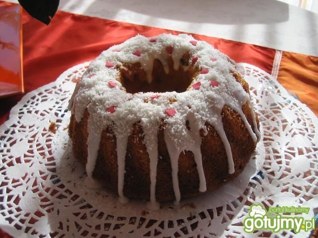 Podchmielona babka kokosowa Podchmielona babka kokosowa