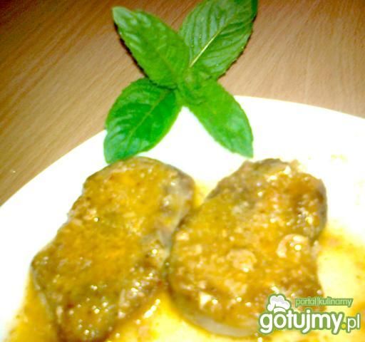 Podeszwy w sosie miodowo musztardowym Podeszwy w sosie miodowo musztardowym