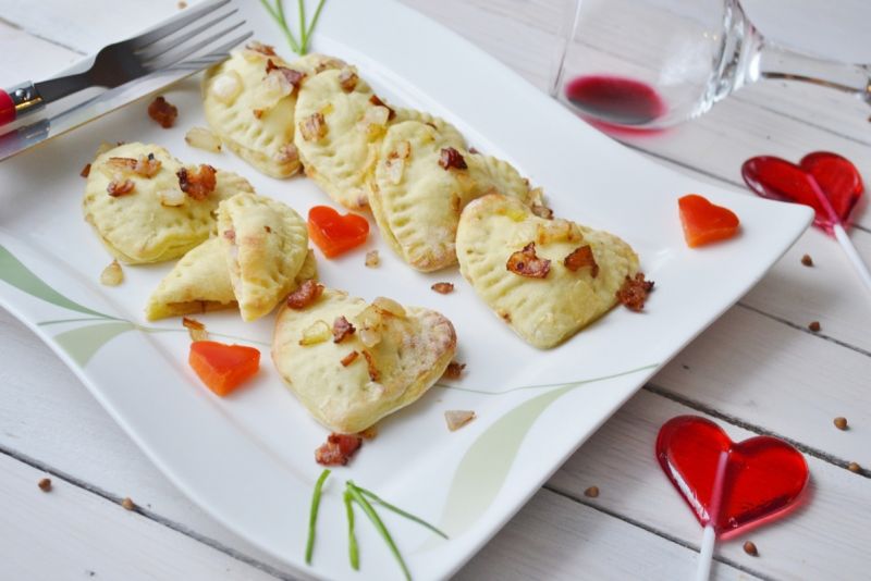 Podlaskie pierożki - serduszka  Podlaskie pierożki - serduszka