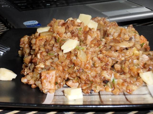 Podsmażana kasza gryczana Podsmażana kasza gryczana