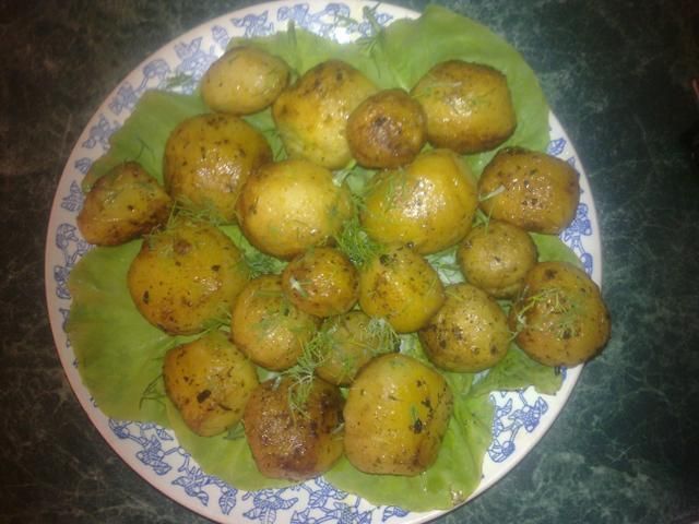 Podsmażane mini-ziemniaczki