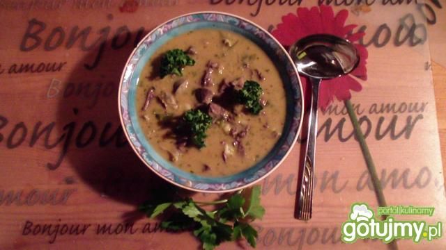 Podsmażony Ragout  z serc wieprzowych