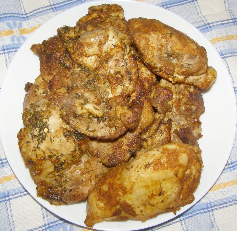 Podudzia kurczaka filety  duszone Podudzia kurczaka filety  duszone