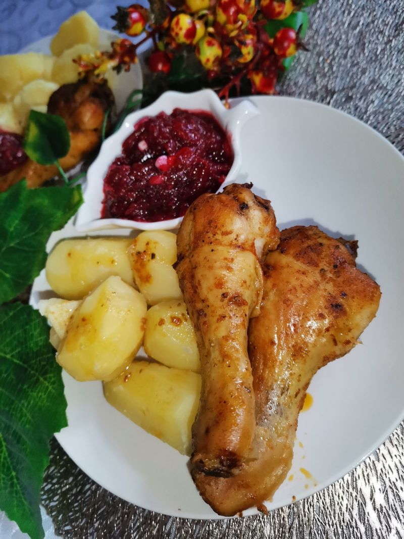Podudzia kurczaka pieczone w przyprawach Podudzia kurczaka pieczone w przyprawach