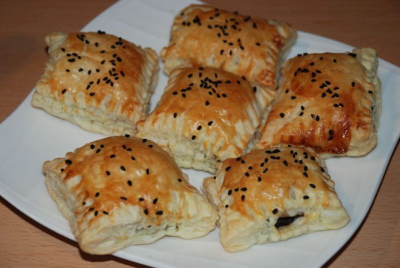 Poduszeczki z pieczarkami Poduszeczki z pieczarkami