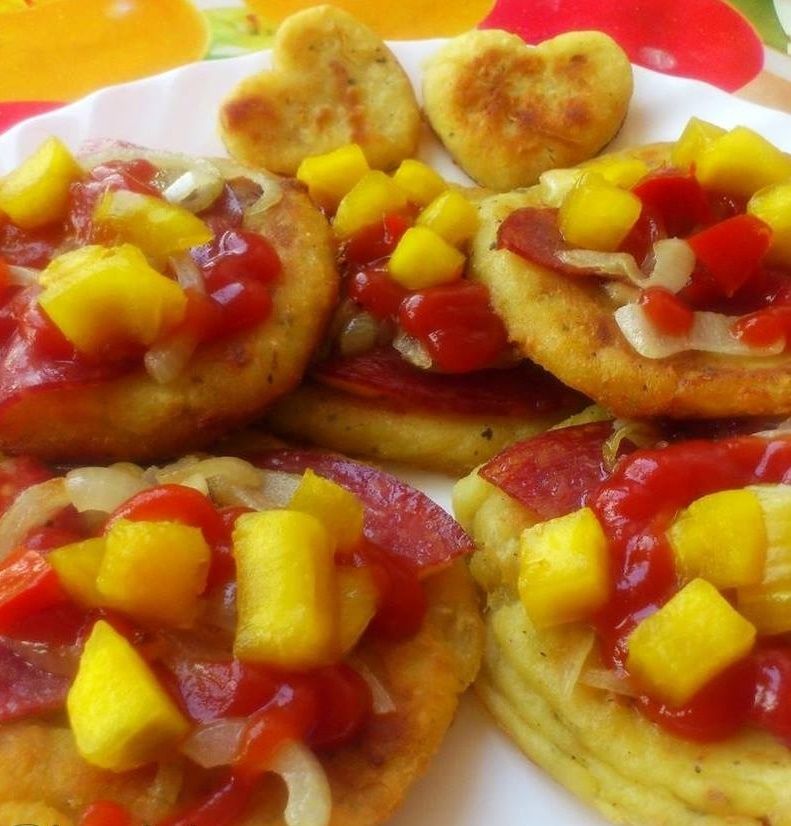 Poduszeczki ziemniaczane a'la pizzerinki