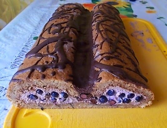 Podwójna rolada z białej fasoli