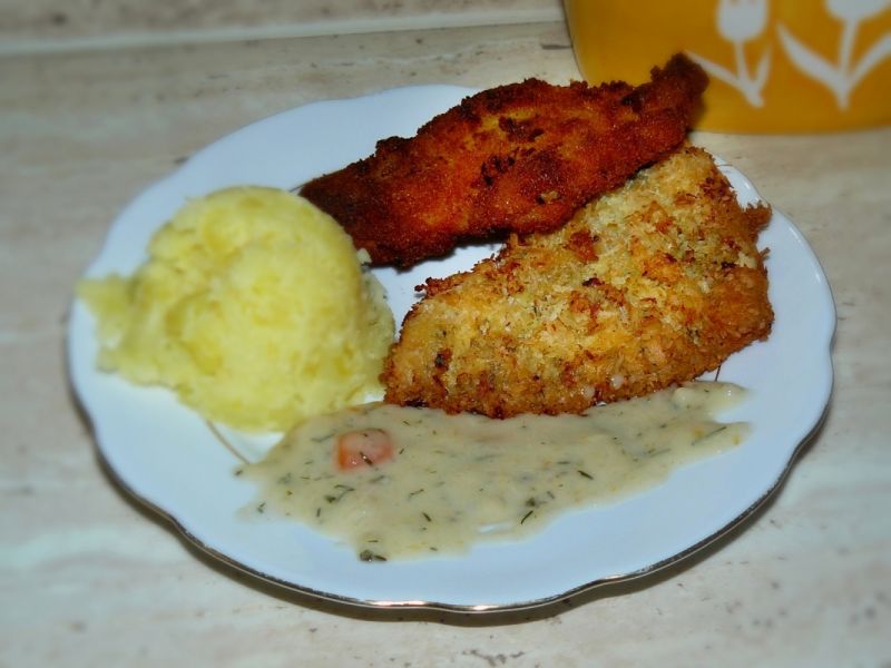 Podwójne kotleciki : w kokosie i w bułce tartej Podwójne kotleciki : w kokosie i w bułce tartej