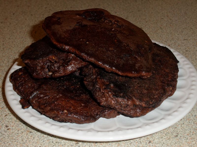 Podwójnie czekoladowe placuszki Podwójnie czekoladowe placuszki