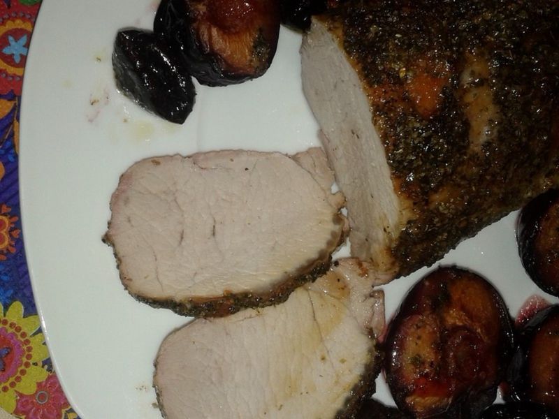 Podwójnie śliwkowy schabik do chlebka