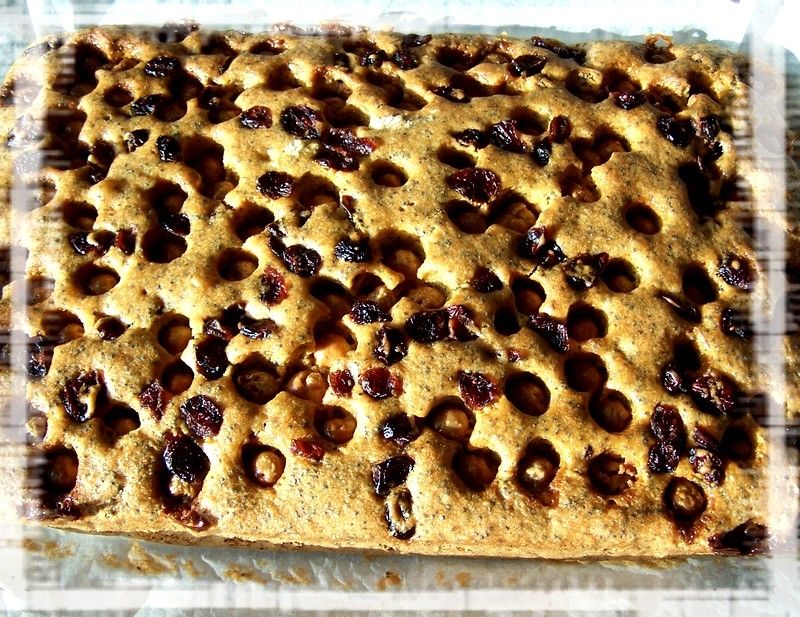 Podwójny piegus z żurawiną