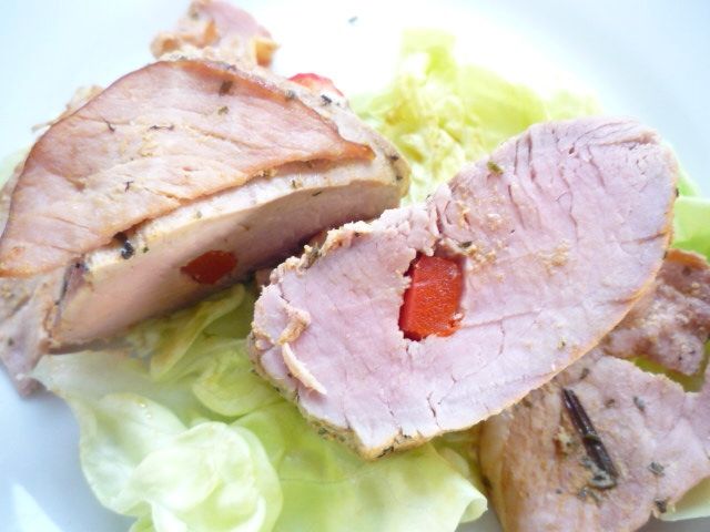 Poleczki wieprzowe wędzone w woku