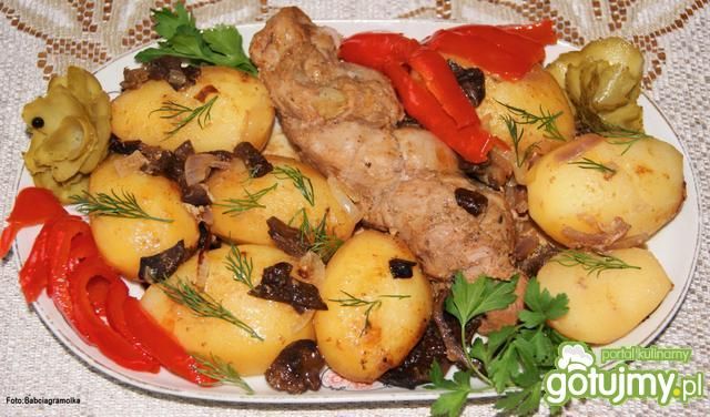 Polędwica wieprzowa z brzegu lasu  :