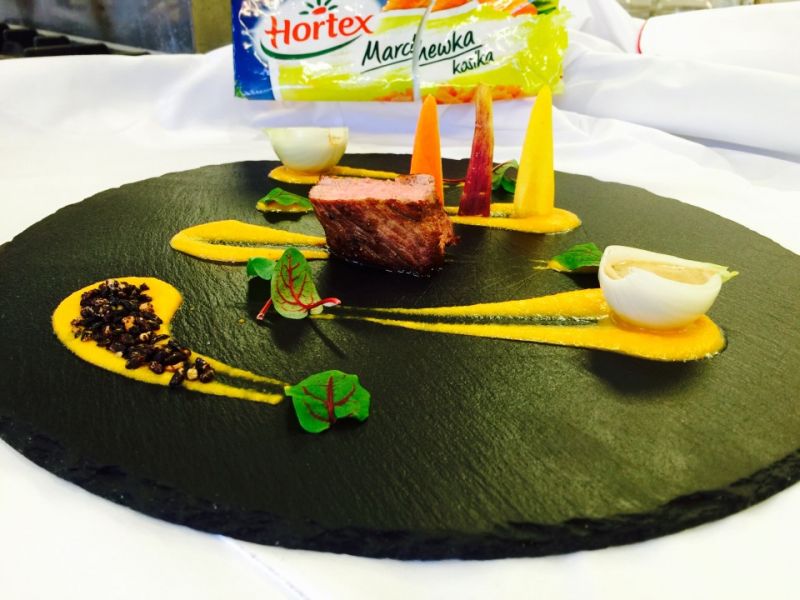 Polędwica wołowa/marchewka/czarny ryż 