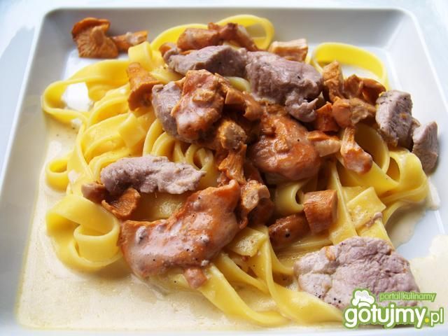 Polędwica z sosie kurkowym Polędwica z sosie kurkowym