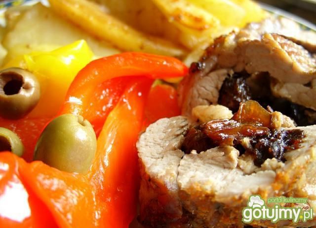 Polędwiczka miodowa ze śliwkami Polędwiczka miodowa ze śliwkami