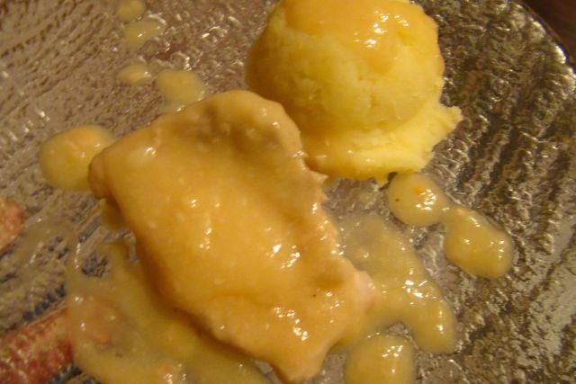 polędwiczka w białym sosie