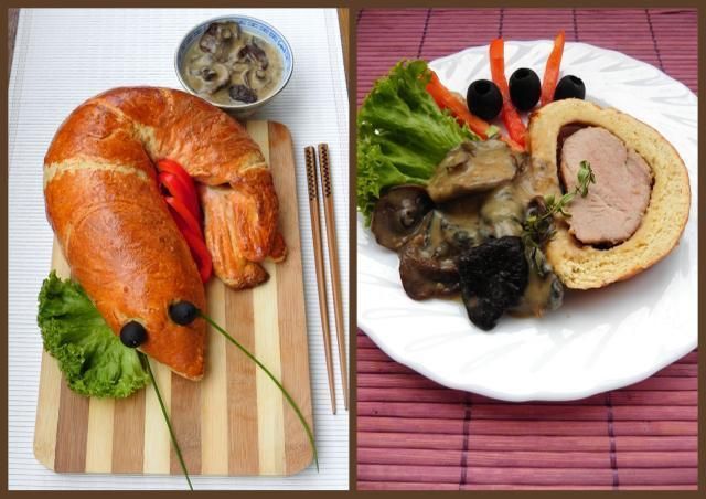 Polędwiczka w krewetkowym kostiumie