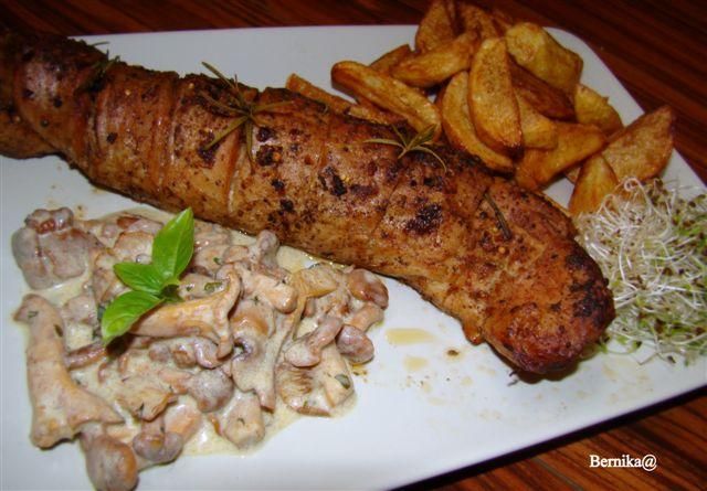 Polędwiczka z kurkami Polędwiczka z kurkami