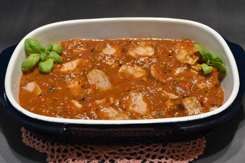 Polędwiczki w aromatycznym sosie Polędwiczki w aromatycznym sosie