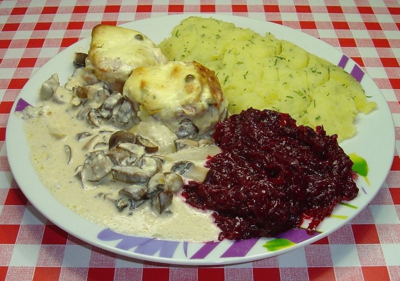 Polędwiczki w bresso sosie z piekarnika