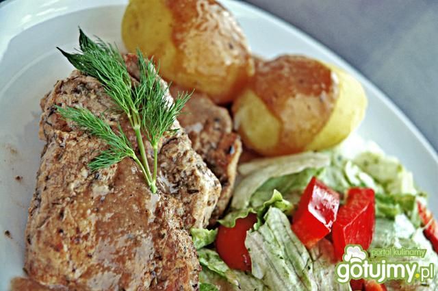 Polędwiczki w miodzie i musztardzie