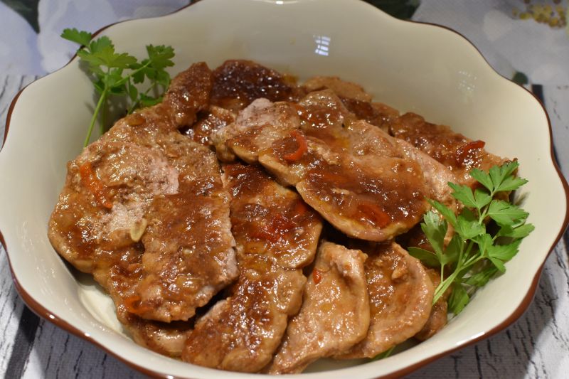 Polędwiczki w sosie barbecue Polędwiczki w sosie barbecue
