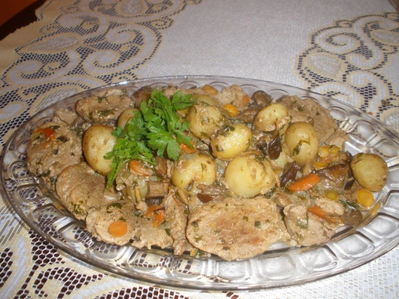 Polędwiczki w sosie grzybowym 
